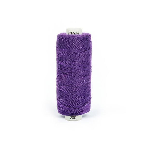 Нитки швейные бытовые Ideal 40/2, 366 м / 10 кат., 200 фиолетовый