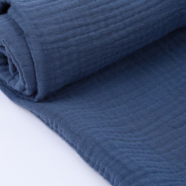 Муслин 125 г/м², 130 см / 2 метра, TBY.Mus.24723.67.2, цв.67 бл.синий