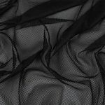 Сетка подкладочная трикотажная 65 г/м², 170 см / 5 метров, TBY.0354.03.5, цв.03 черный