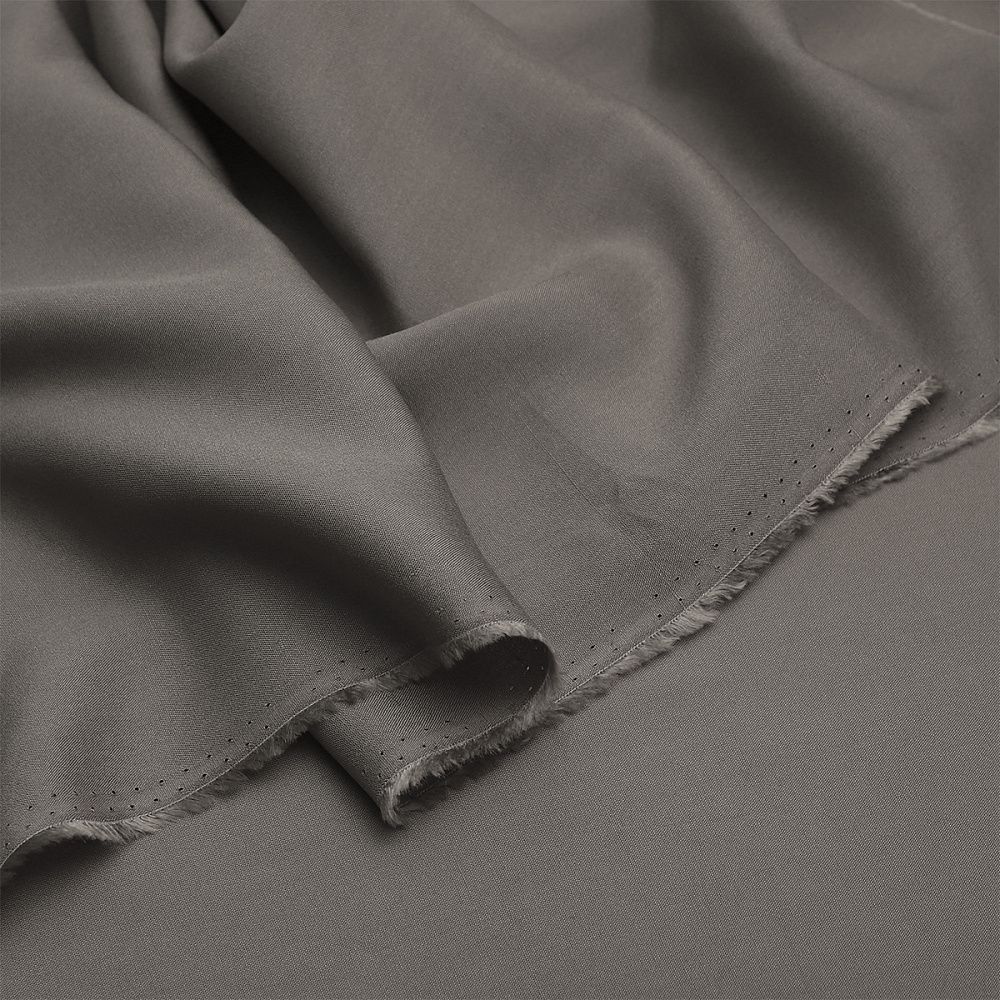 Штапель 110 г/м², 145 см / 2 метра, TBY-Vi-30-27.2, цв.27 серый