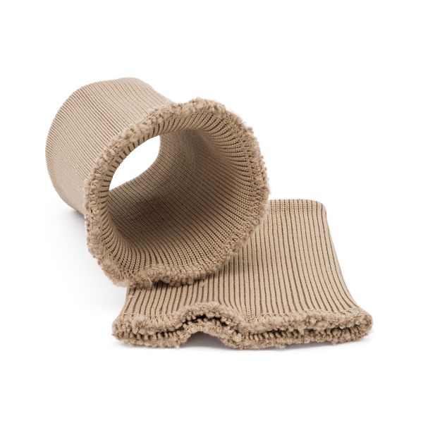Манжеты трикотажные 9.0х9.5 см, 1 пара, средней плотности 14 кл, 1х1, 8091 бежевый