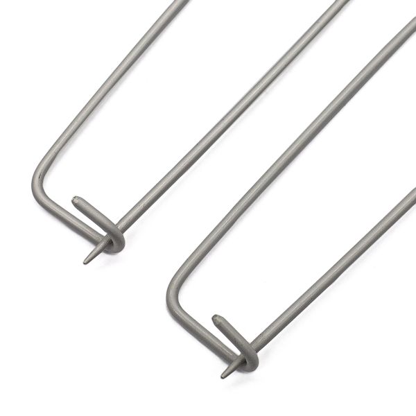 Булавки для незакрытых петель 125 мм, алюминий жемчужно-серый, 2 шт в упак, Prym