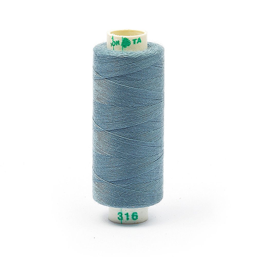 Нитки швейные бытовые Dor Tak 40/2, 366 м / 10 кат., 316 серый