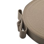 Стропа (ременная лента) 25 мм / 25 метров, толщ. 1.0 мм, [15.1 г/пог.м], 100% п/п, 24 кремовый