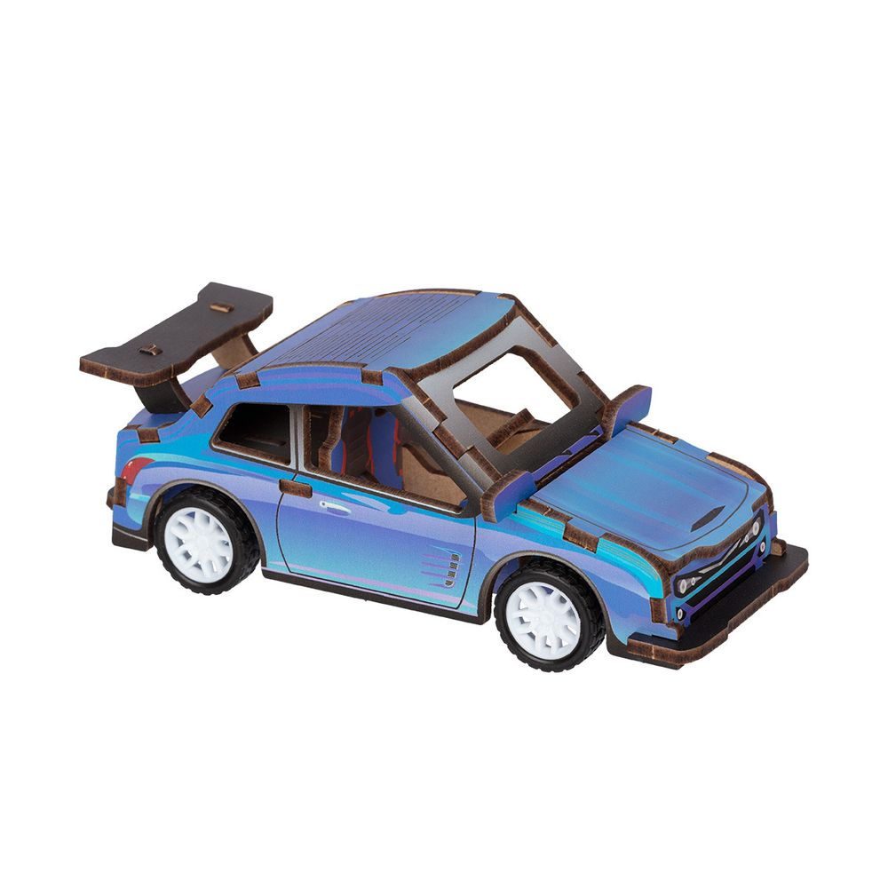 Пазл объемный 3D, 22 элемента, Серия Транспорт (мини) Спорткар, Rezark ROM-08