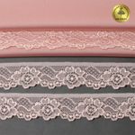 Кружево эластичное (стрейч) 30 мм, L839, цв.S851 св.розовый уп.50м, Kruzhevo