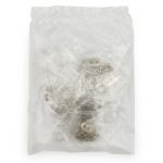 Вешалка-цепочка для одежды 102х7 мм, металл, никель, 10 шт, ГНУ14377