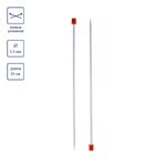 Спицы прямые металл ⌀5.5 мм, 35 см, со спец. покрытием, Visantia VTH