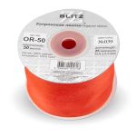 Лента капроновая (органза) 50.0 мм / 22.8±1 метра, 039 апельсин, Blitz OR-50