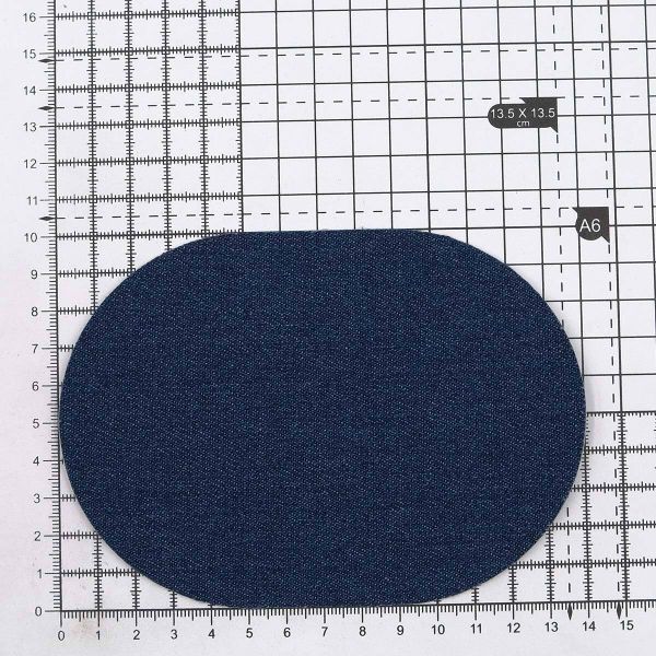 Термозаплатка, джинс, 100x140мм (индиго (blue3)), AZ07, 2 шт