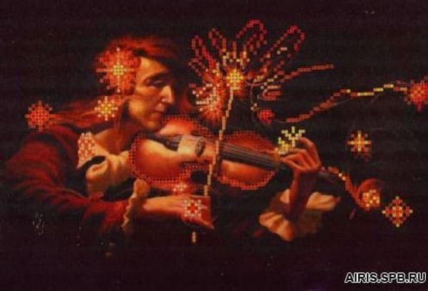 Набор для вышивания нитками Матренин Посад, Искры музыки, 28х34см