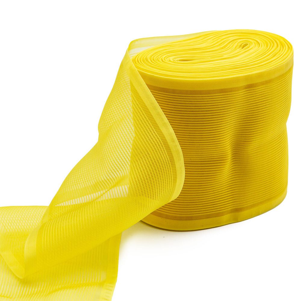 Лента для бантов (капрон) _8 см, 25 м (желтый) С3501