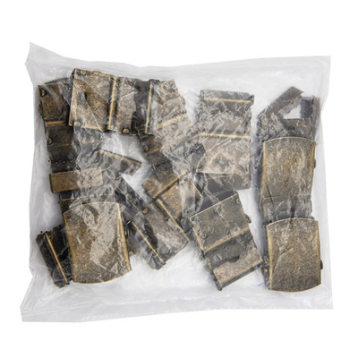 Пряжка ременная металл 35 мм, латунь, 10 шт