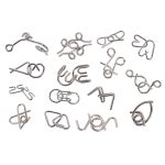 Набор металлических головоломок, 1 шт, 15 шагов к гениальности №1 30 элемент, Delfbrick DLM-52