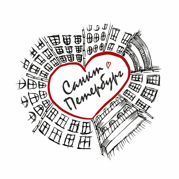 Термотрансфер 13х12 см, М-625 Санкт-Петербург Дворы, M №06 1 шт, Gamma