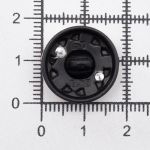 Пуговицы на ножке 28L=18 мм, металл, GD.Black (золото-черный), 10 шт, MP13