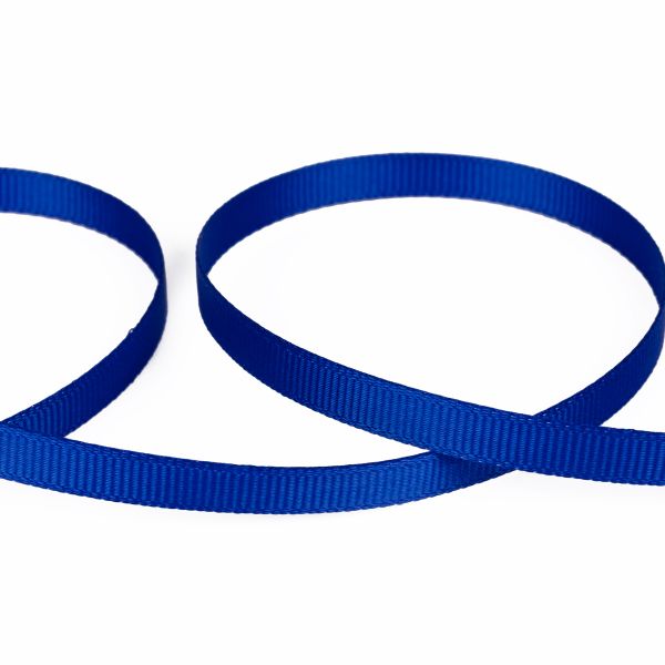 Лента репсовая (в рубчик) 6.0 мм / 45.5 метра, 101 т.васильковый, Gamma GR-06