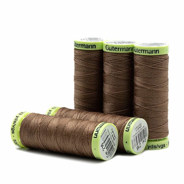 Нитки отделочные Gutermann Top Stitch, 30м, 216 капучино, 5 катушек