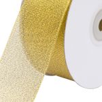 Лента металлизированная 38.0 мм, 32,9м 0080-0300 (золото)
