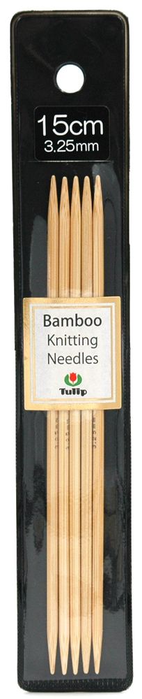 Спицы чулочные Tulip Bamboo 3,25мм, 15см, KND060325