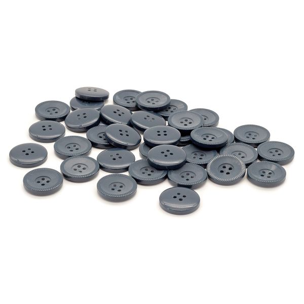 Пуговицы 4 прокола 40L (C579 серый), 36 шт