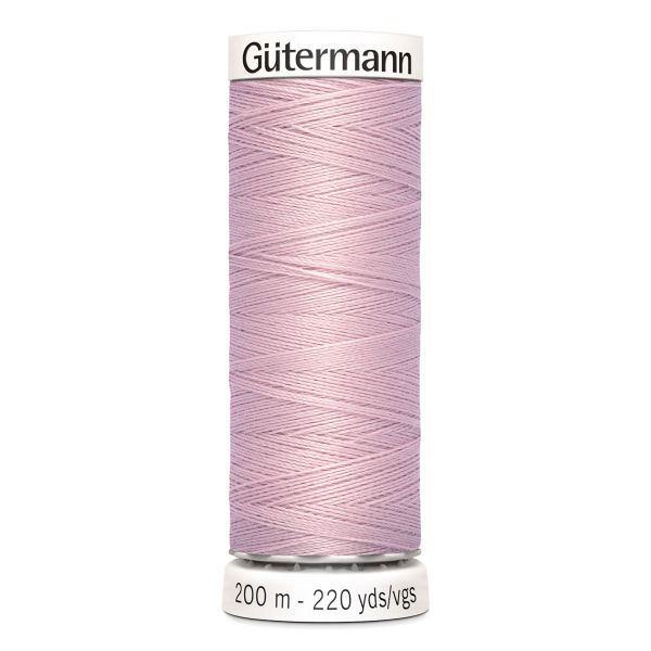 Нитки универсальные Gutermann Sew-all, 200м, 662 пыльно-розовый, 5 катушек
