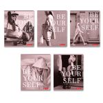 Тетрадь ученическая общая, софт-тач ламинация, A5+ 96 л. на скобе 60 г/м², белизна 100%, 5 шт, клетка в термоусадочной пленке, 000784 Молодёжная, Светоч 96ТЕТк-006