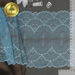 Кружево бельевое эластичное 195 мм / 3 м, 8034 цв.F198 голубой, Kruzhevo