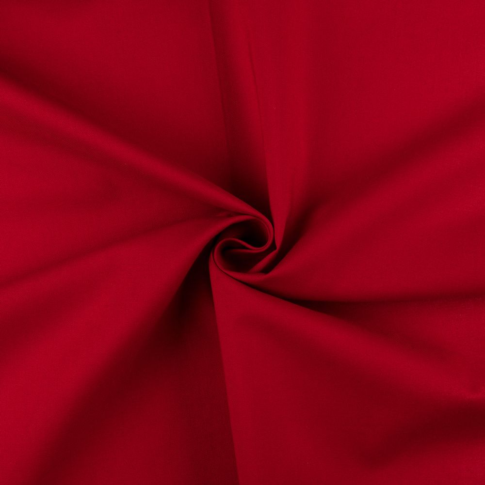 Ткань для пэчворка Peppy Краски жизни Люкс, рулон 112 см / 5 метров, 19-1757 т.красный, Peppy