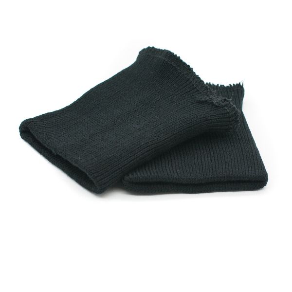 Манжеты трикотажные 8.0х9.5 см, 100 пар, 004 черный