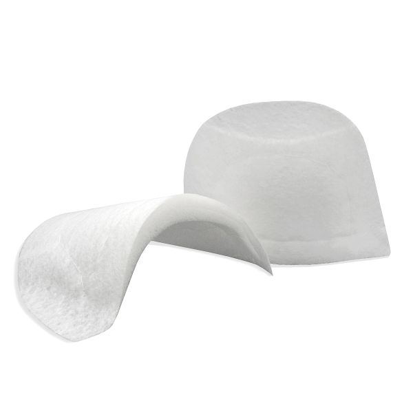 Плечевые накладки (подплечники) втачные сшивные 130х220х15 мм, белый, 50 пар