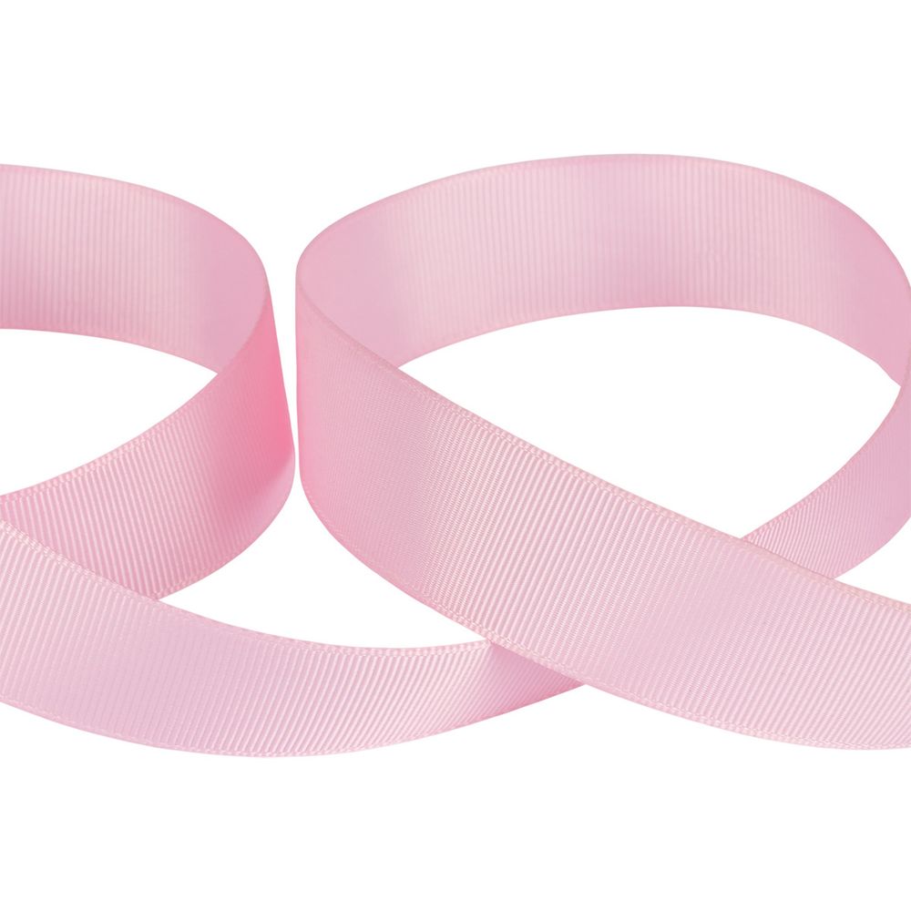 Лента репсовая нарезка 25.0 мм / 5 шт по 5.4 метра, 029 бл.розовый, Gamma GR-25