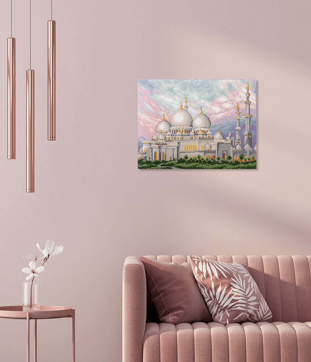 Алмазная (кристальная) мозаика Фрея, Мечеть шейха Зайда, 40х30 см