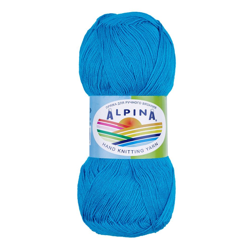 Пряжа Alpina Viven / уп.10 мот. по 50г, 405м, 04 яр.голубой