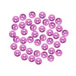 Украшения декоративные пуговицы Мини 2 прокола, 6мм, уп/50 шт ± 2 шт цв.сиреневый