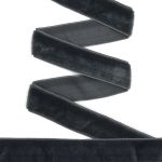 Лента бархатная (тесьма) 20.0 мм / 10±0.5 метров, рис. 8319, 61 т.серый, С3513Г17