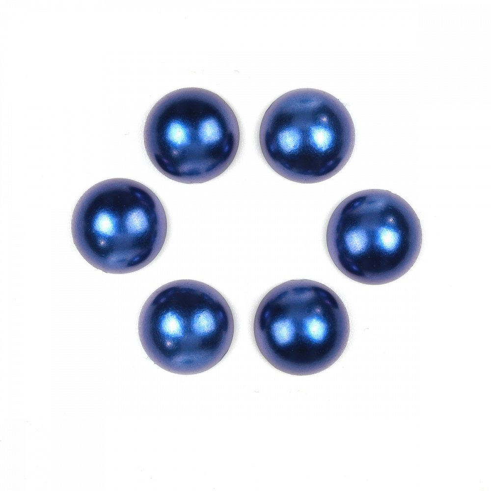 Полужемчужины перламутр Круг, 1906-33, 8мм цв.А33 синий, 500г