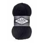 Пряжа Alize (Ализе) Superlana Maxi / уп.5 мот. по 100 г, 100м, 060 черный A