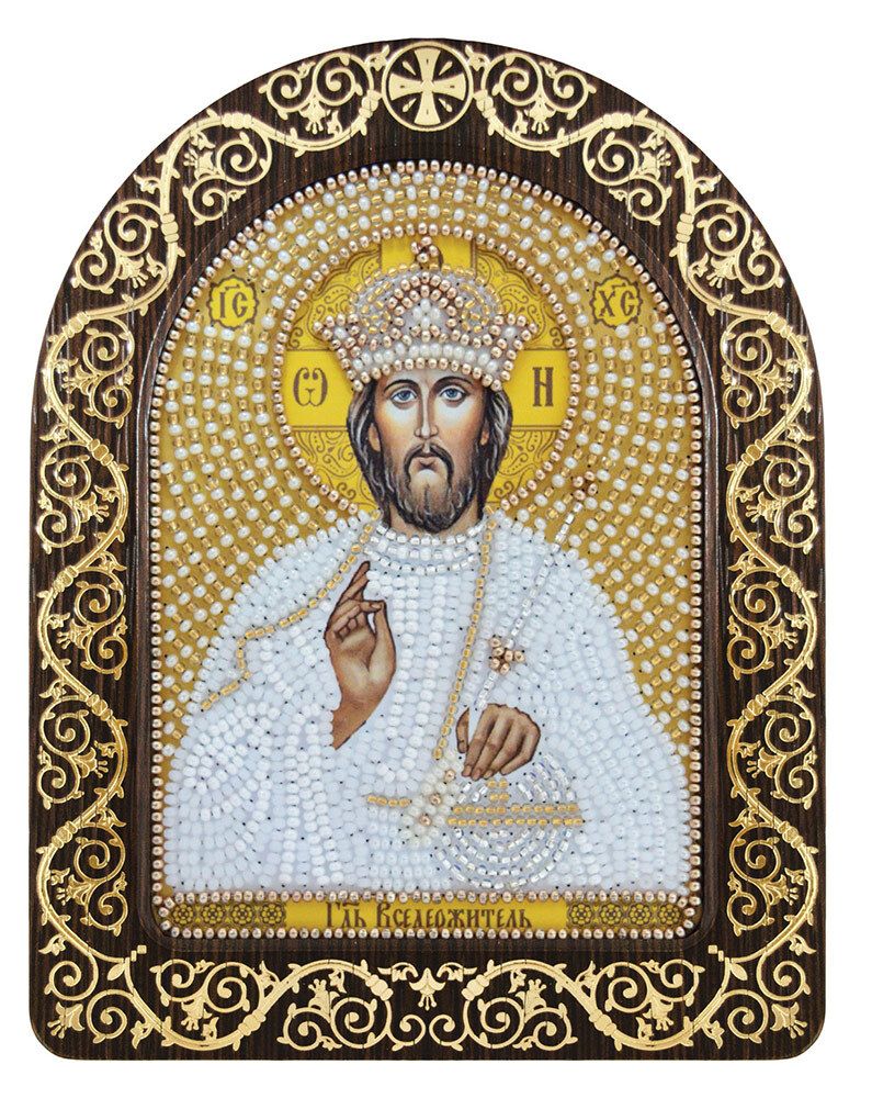 Набор для вышивания бисером Нова Слобода, Господь Вседержитель 13.5х17 см