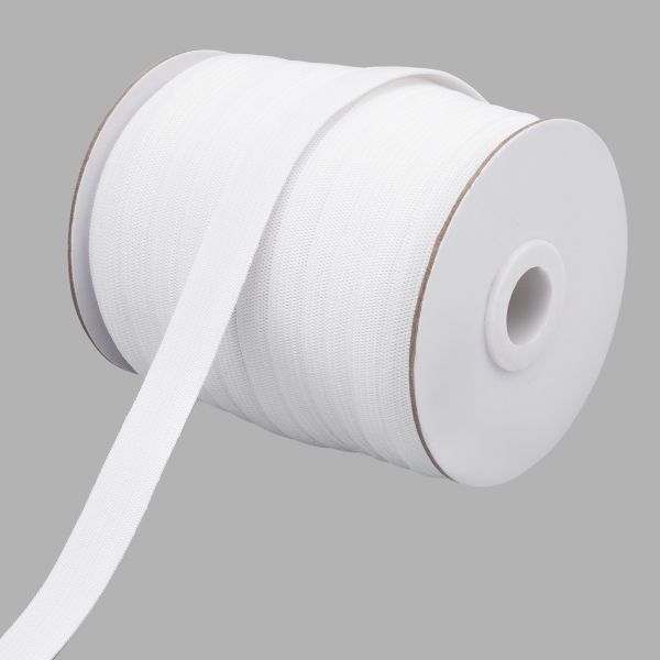 Резинка бельевая (стандартная) вязаная 15.0 мм / 40 метров, ТВ-15, белый