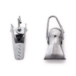 Зажим для штор 28 мм, без кольца металлический ДС, 50 шт