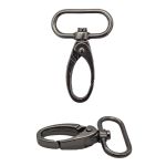 Карабин металл 25.0 мм (48х32 мм), 2 шт, чер.никель, 0325-0037 Hobby&Pro