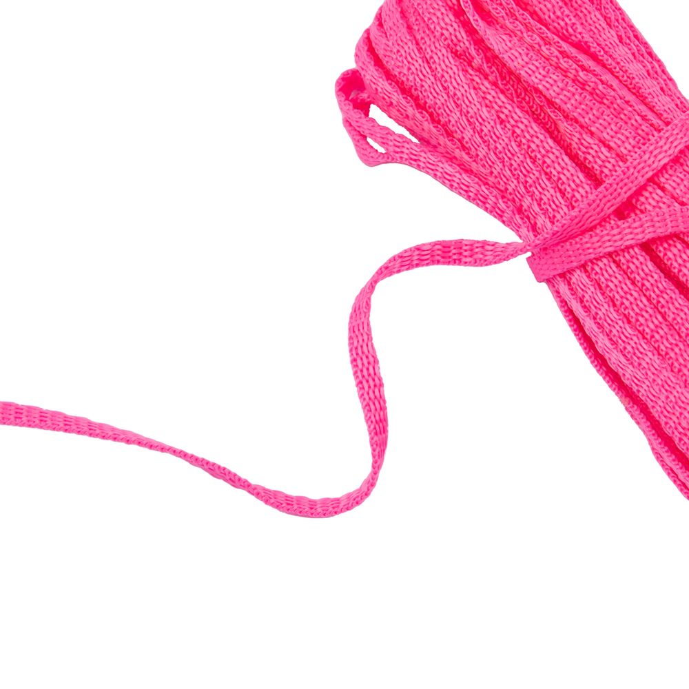 Стропа (ременная лента) 5 мм / 25 метров, толщ. 1.25 мм, [5.6 г/пог.м], 100% п/п, рис.9688, я.розовый, Gamma С3857Г17