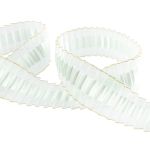 Лента капроновая (органза) гофрированная 38.0 мм / 22.5 метров, 086 св. небесный, Blitz ORV-38