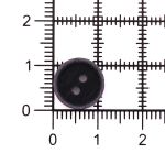Пуговицы 2 прокола 18L=11 мм, Blk-02 черный, 72 шт, CN2847