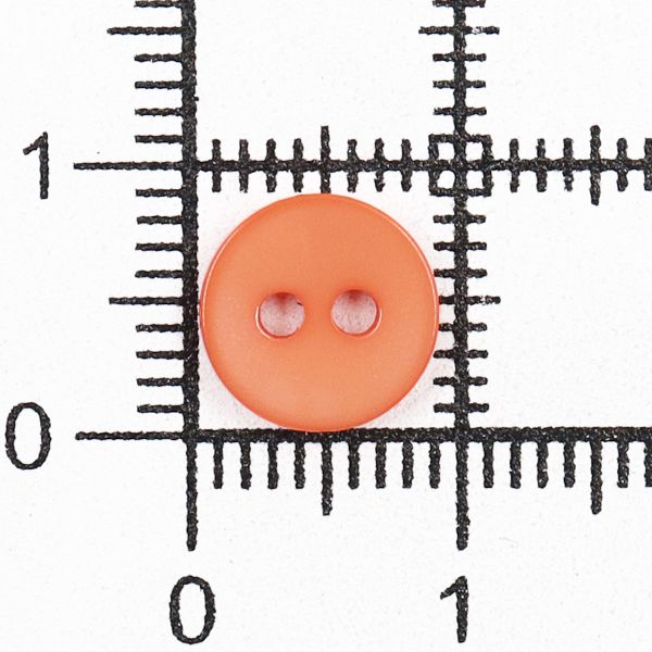 Пуговицы 2 прокола 14L, 9 мм, (Orange1 (оранжевый1)), NE74, 144 шт