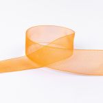 Лента капроновая (органза) 25.0 мм / 22.8±1 метра, 103 коричневый, Blitz OR-25