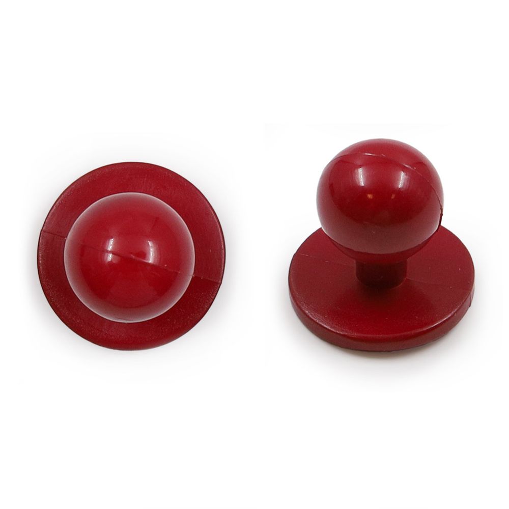 Пукля поварская, цветная, 10 мм (с520 бордо) П-10, 500 шт