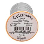 Нитка филаментная особопрочная Gutermann Tera 180, 2000 м, 040 пепельно-серый, 1 катушка