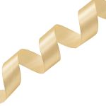 Лента атласная 1-сторонняя 25.0 мм / 22.86±1 метров, 054 золотисто-бежевый, Globus